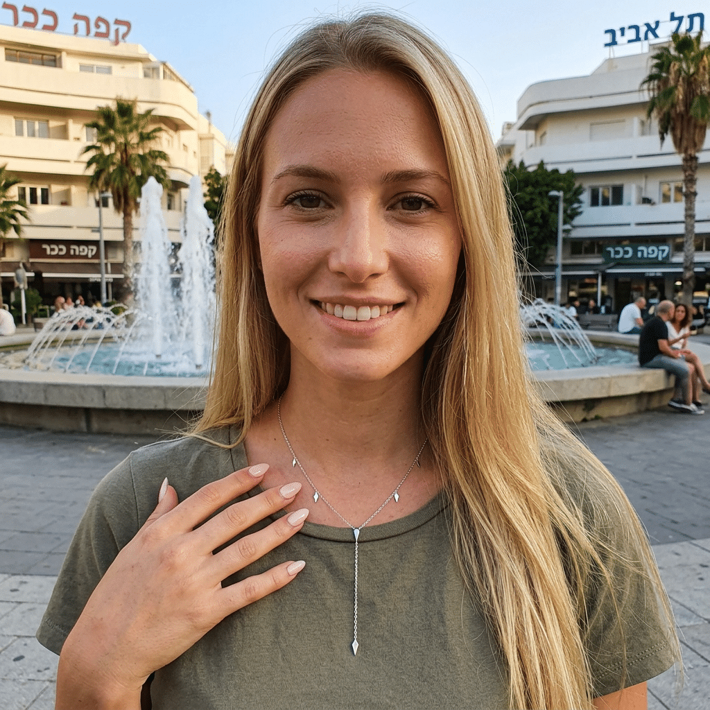 שרשרת רויטל — כסף - shilat