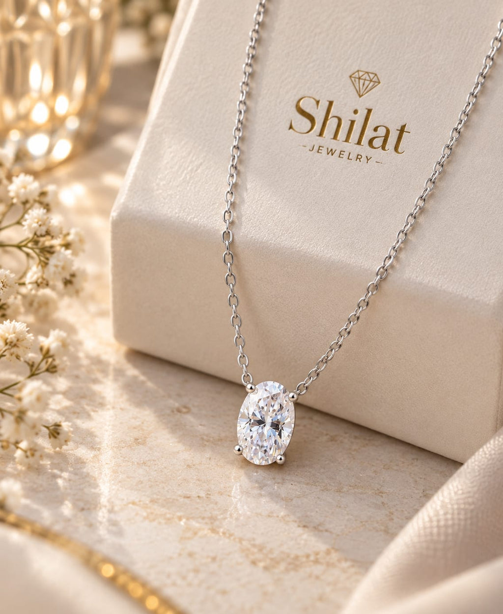 שרשרת אריאה — כסף - shilat